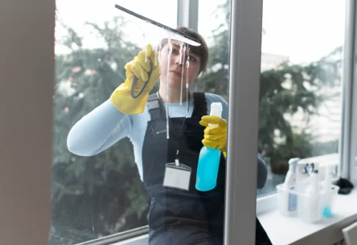 Nettoyage de vitres intérieures et extérieures à Aucun